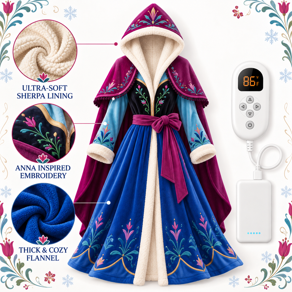 Princess Comfort Heated Robe - Anna
