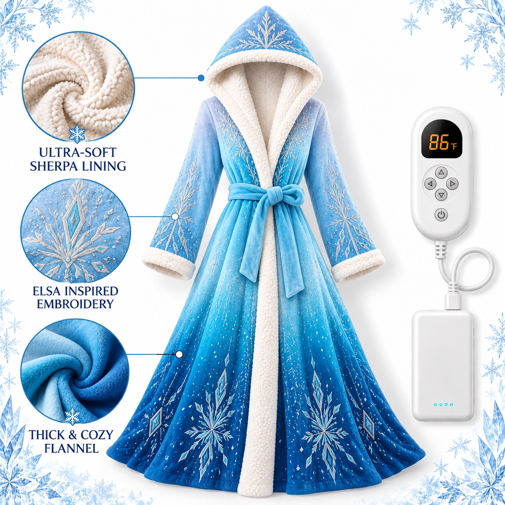 Princess Comfort Heated Robe - Elsa