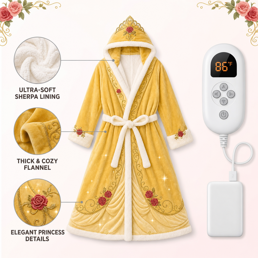 Princess Comfort Heated Robe - Belle